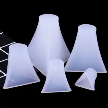 5 шт. Пирамидальные силиконовые формы Форма для литья смолы Orgone пирамидальная форма ювелирные инструменты новые 0