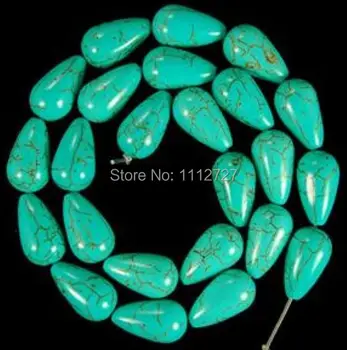 7x12 мм Синий Камень Каплевидные Свободные Бусины Аксессуары Для Ожерелья Браслет ювелирные Изделия Натуральный Камень 15
