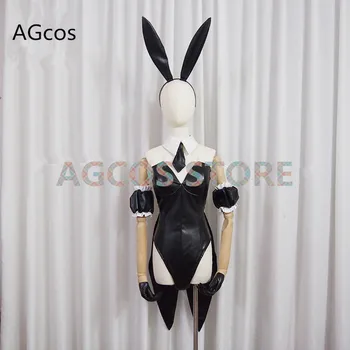 AGCOS Индивидуальный размер Honkai Impact 3 Raiden Mei Bunny Girl косплей костюм женский сексуальный косплей