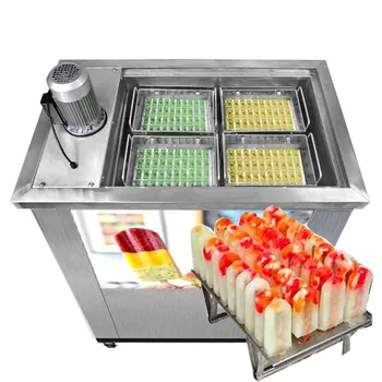 Kolice 4 формирует коммерческую автоматическую форму для мороженого pop fruit popsicle maker / машину для производства леденцов / машину для производства мороженого со льдом