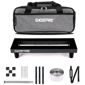 Алюминиевый сплав Ghost Fire весом 0,8 фунта, сверхлегкая педальная панель для гитары, педальная панель эффектов с сумкой для переноски