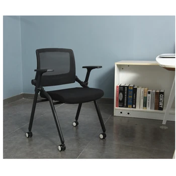 Высококачественный складной стул для конференц-зала 2 в 1, штабелируемый обучающий офисный стул