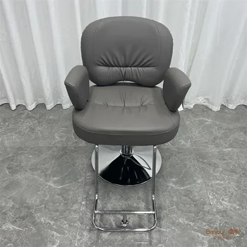 Женское парикмахерское кресло для переодевания Роскошное мужское кресло с откидной спинкой Дизайнерское парикмахерское кресло для макияжа Silla Barbero Мебель для дома
