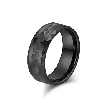 Кольцо из карбида вольфрама с матовой отделкой Nuncad 8 мм для мужских ювелирных изделий