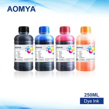 Комплект для заправки чернил принтера Aomya объемом 4C * 250 мл, Совместимый с HP 18 Specialized Ink Officejet L7380/L7580/L7590/Pro K5300 K5400dn K8600 0