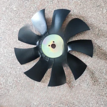 Лопасть вентилятора радиатора двигателя экскаватора 4D32YG30 с резиновым покрытием 65/75.
