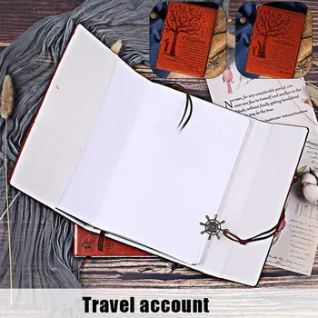 Многоразовый винтажный дневник на подкладке, дневник путешествий, альбом для рисования, дневник для женщин или мужчин