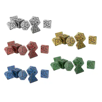 Набор из 7 кубиков Прозрачные кубики для эльфийских игр