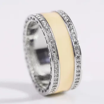 Новое простое резиновое кольцо с гравировкой 