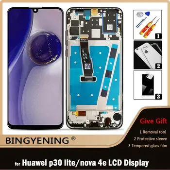 Оригинальный Для Huawei P30 lite ЖК-дисплей С Сенсорным экраном Digitizer В сборе Для 6.15 ‘Huawei Nova 4e MAR-LX1M MAR-LX2 С рамкой