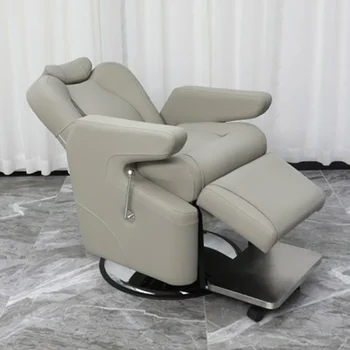 Откидывающиеся диваны Вращающееся кресло Парикмахерское Профессиональное Эстетическое кресло Barberia для наращивания ресниц Sedia Girevole Мебельный салон LJ50BC