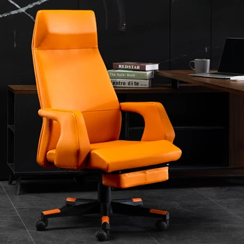 Офисное кресло с удобной подушкой, передвижные табуретки, вращающееся кожаное офисное кресло, мебель для салона красоты Cadeiras De Escritorio, спальня