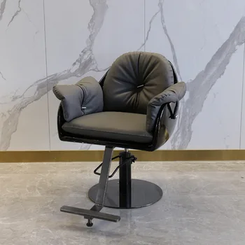 Парикмахерская для лица Парикмахерские кресла Профессиональная Парикмахерская Удобное кресло Эстетического стилиста Silla Barberia Роскошная мебель 0