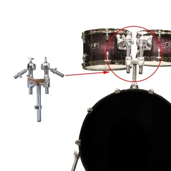 Подставка для барабана Tom Прочная, сделанная своими руками, Устойчивая Аксессуары для ударных инструментов Запчасти для барабанов Кронштейн для крепления бас-барабана Барабанное оборудование Поддержка Tom