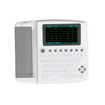 Портативный высококачественный электрокардиограф LTSE26 с 7-дюймовым сенсорным экраном, 12-канальный ручной ЭКГ Ecg