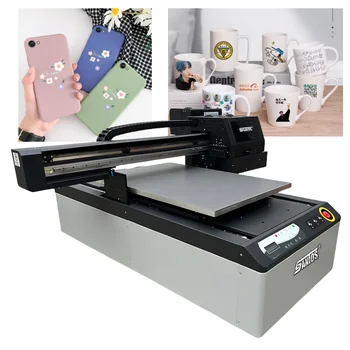 Производитель УФ-принтер с металлической пластиковой трубкой 60 * 90 см 3D UV Led 9060 Планшетный принтер PrintingMachine