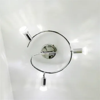 Промышленное потолочное освещение GU10 Регулировка Современных подвесных светильников с 3 лампами, металлического потолочного светильника, прожектора, светильника для бара в лофте