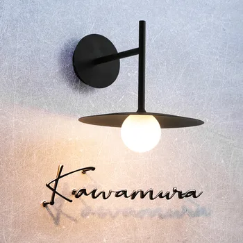 Промышленный настенный светильник Прикроватная лампа для спальни Настенный светильник из кованого железа в винтажном стиле Минималистичный Дизайн Декор кухонный светильник