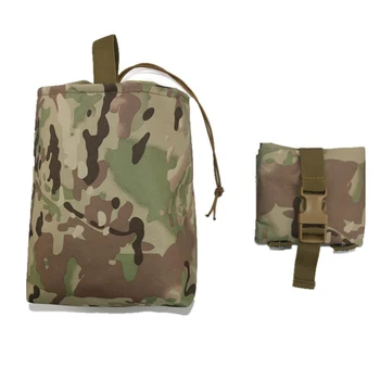 Складной подсумок для магазина, военная охотничья сумка EDC, подсумок для пистолета, аксессуары для страйкбола, карман для патронов, поясная сумка Molle 0