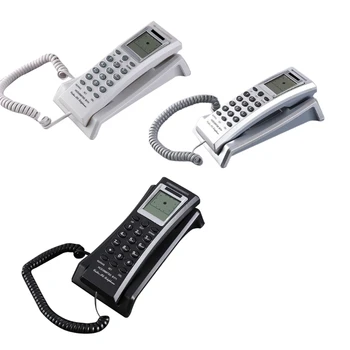 Стационарный телефон, проводной телефон, настенный телефон, Стационарный телефон мини-размера, маленький линейный телефон для отеля