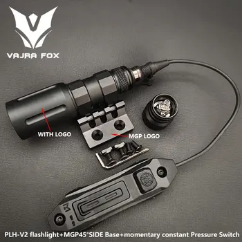 Фонарик Sotac PLH-V2, белая светодиодная лампа с боковым основанием MGP45 градусов и новым двухфункциональным переключателем давления, фонарь для тактического оружия 0