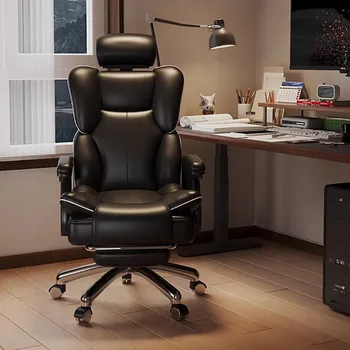 Эргономичное офисное кресло для отдыха, Современный дизайнер, Модные кресла Boss, подставка для ног, Библиотека, Офисная мебель Cadeira Escritorio