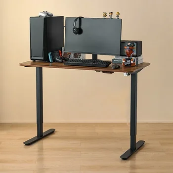 Офисный стол с электрической регулировкой высоты, Регулируемый Металлический подъемник, Роскошные компьютерные столы, мебель для студенческой гостиной Escritorio 1