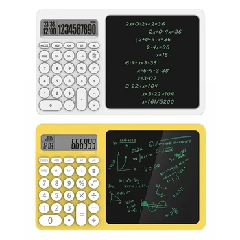 Портативная доска для письма с жидкокристаллическим дисплеем со встроенным калькулятором для математических расчетов Dropship 2