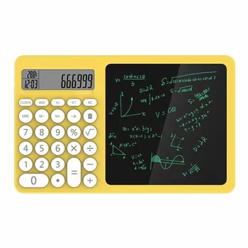 Портативная доска для письма с жидкокристаллическим дисплеем со встроенным калькулятором для математических расчетов Dropship 3