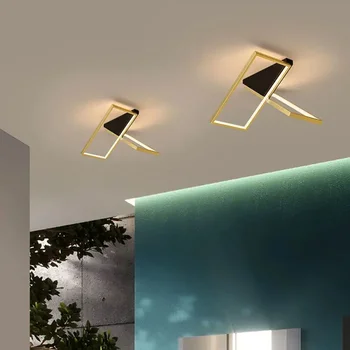 Современные Минималистичные светодиодные потолочные светильники для прохода, лампа-люстра для коридора, балкона, галереи, Лофта, домашнего декора, внутреннего освещения 3