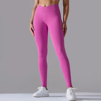 Штаны для йоги, спортивные Леггинсы, женские бесшовные женские колготки с высокой талией, пуш-ап, леггинсы для фитнеса, одежда для спортзала 3