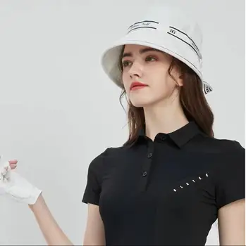 Новая шляпа для гольфа BG Fisherman с цветочной лентой, маленький круглый козырек от солнца и солнцезащитный крем с большими полями, модный гольф высокого класса 4