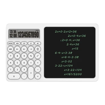 Портативная доска для письма с жидкокристаллическим дисплеем со встроенным калькулятором для математических расчетов Dropship 4