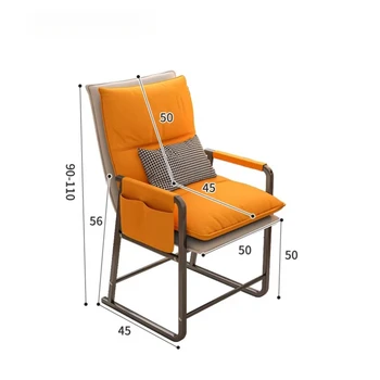 Кресло для домашнего офиса с подлокотниками Эргономичные офисные кресла для руководителей в гостиной Boss Comfy Silla Oficina Офисная мебель D 5