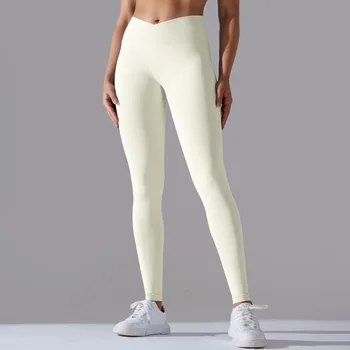 Штаны для йоги, спортивные Леггинсы, женские бесшовные женские колготки с высокой талией, пуш-ап, леггинсы для фитнеса, одежда для спортзала 5